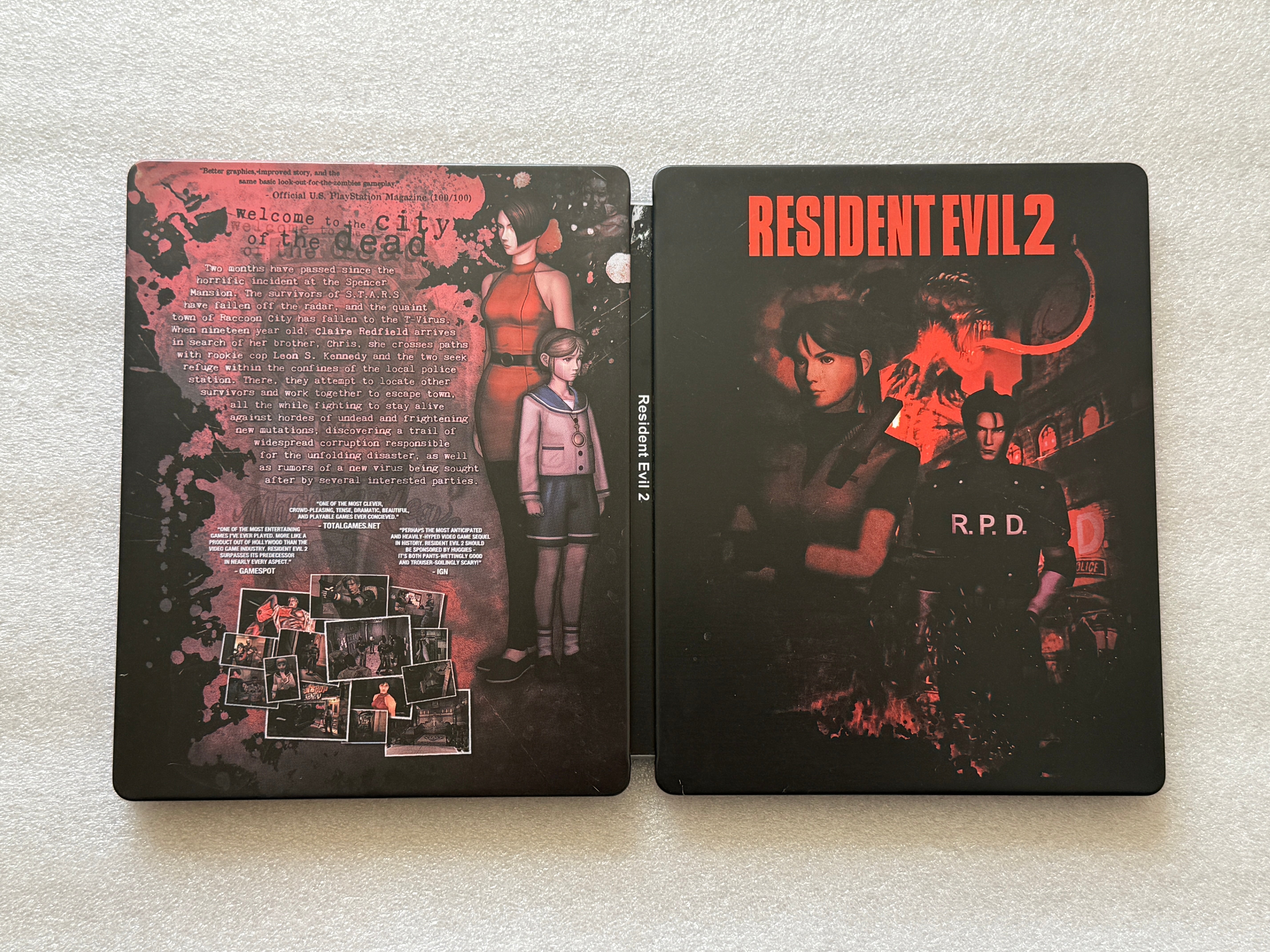 Resident Evil 2 V1 SteelUp Replacement Case