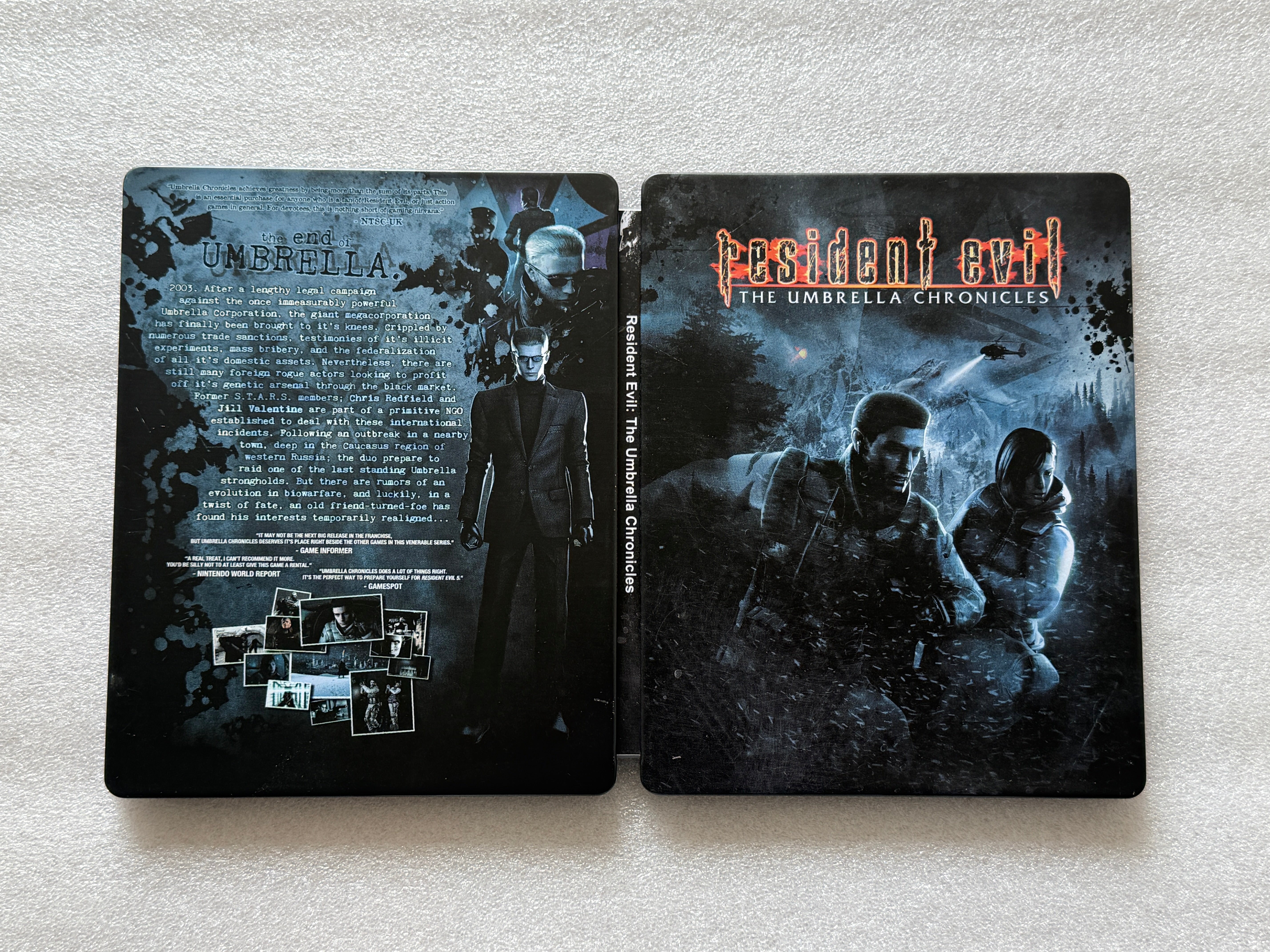 Resident Evil The Umbrella Chronicles SteelUp Replacement Case