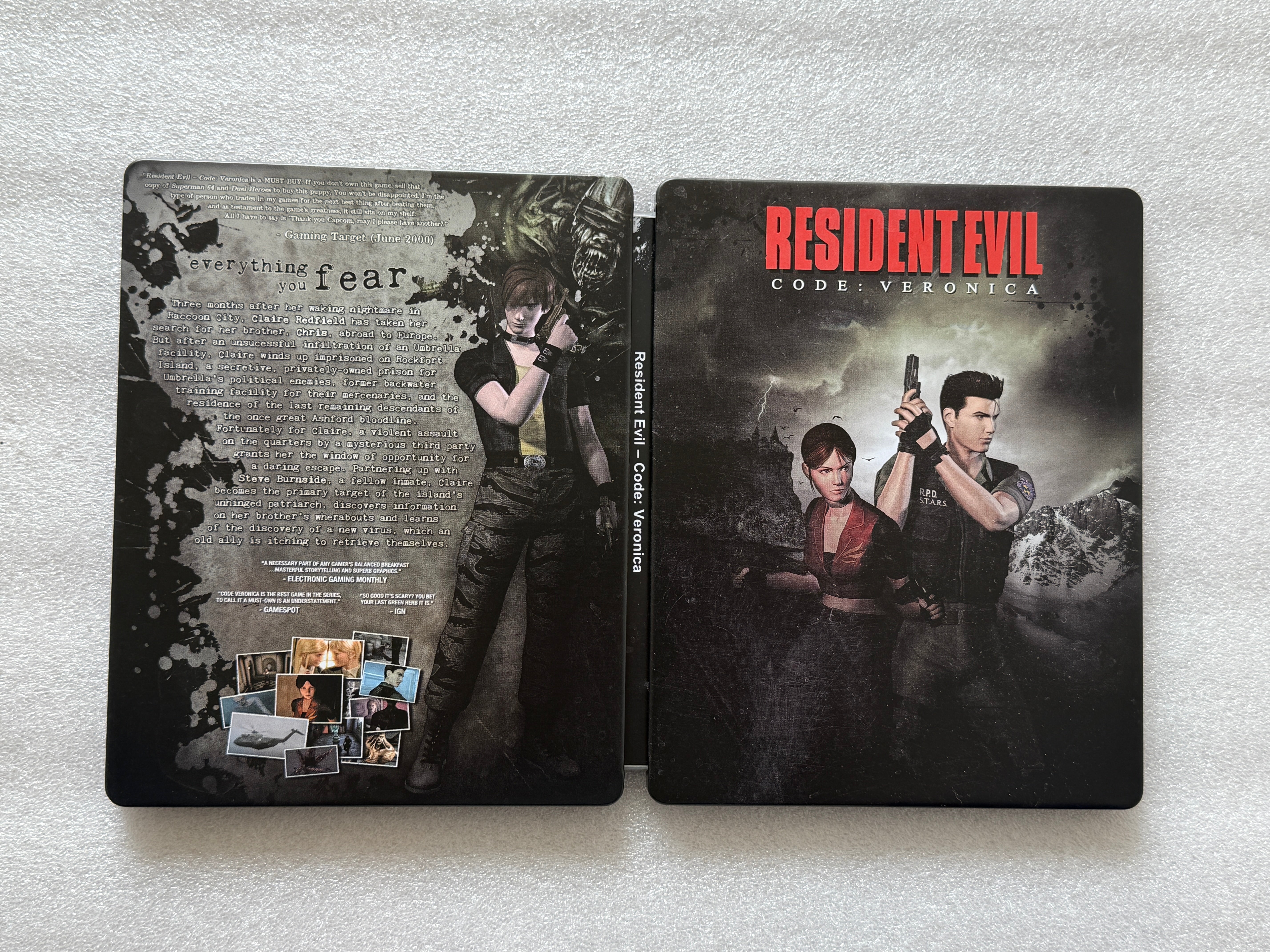 Resident Evil Code Veronica SteelUp Replacement Case