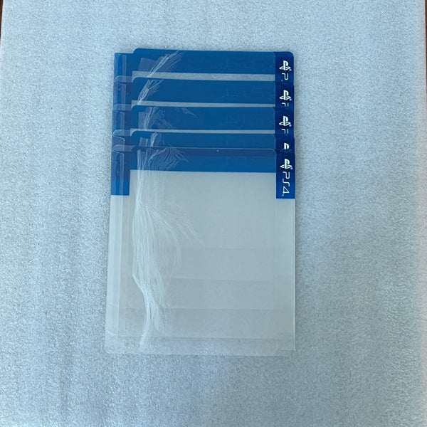 5x PS4 Protectors For G2 size Steelbook / Sony PlayStation 4 / Clear Plastic Cases / Covers / Sleeves