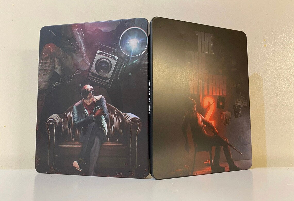 The Evil Within 2 Custom made Steelbook/MetalPak Case only for (Sony PlayStation 5, Sony PlayStation 4, Xbox) New