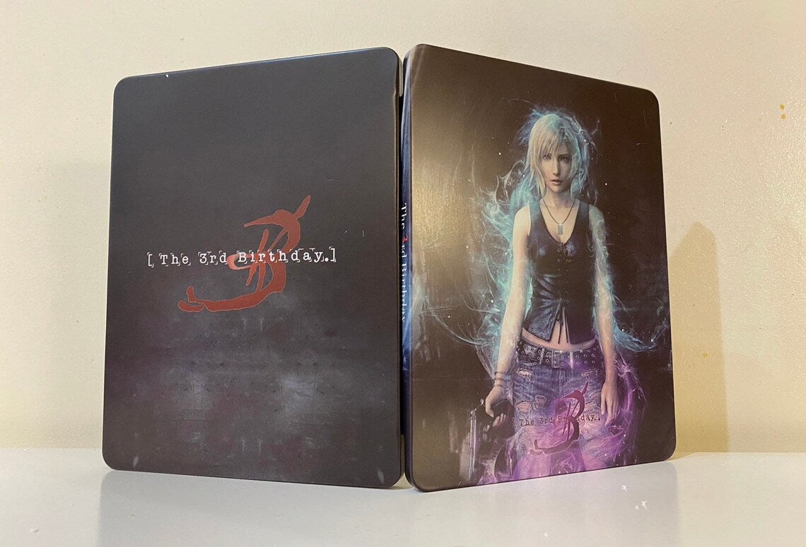 The 3rd Birthday Custom made Steelbook/MetalPak Case only for (Sony PlayStation 5, Sony PlayStation 4, Xbox) New