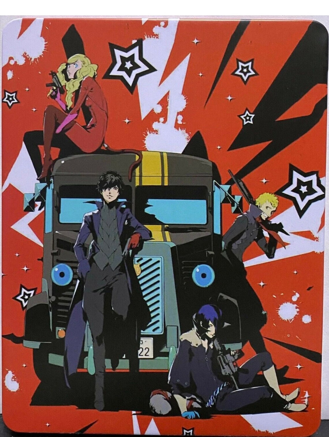 Persona 5 Custom made Steelbook/MetalPak Case only for (Sony PlayStation 5, Sony PlayStation 4, Xbox) New