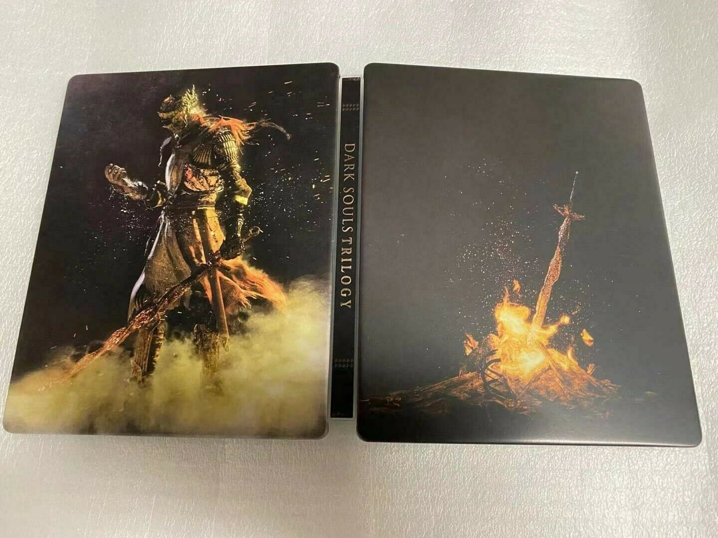 Dark Souls Trilogy Custom Made Steelbook Case For (Sony PlayStation 5, Sony PlayStation 4, Xbox) New