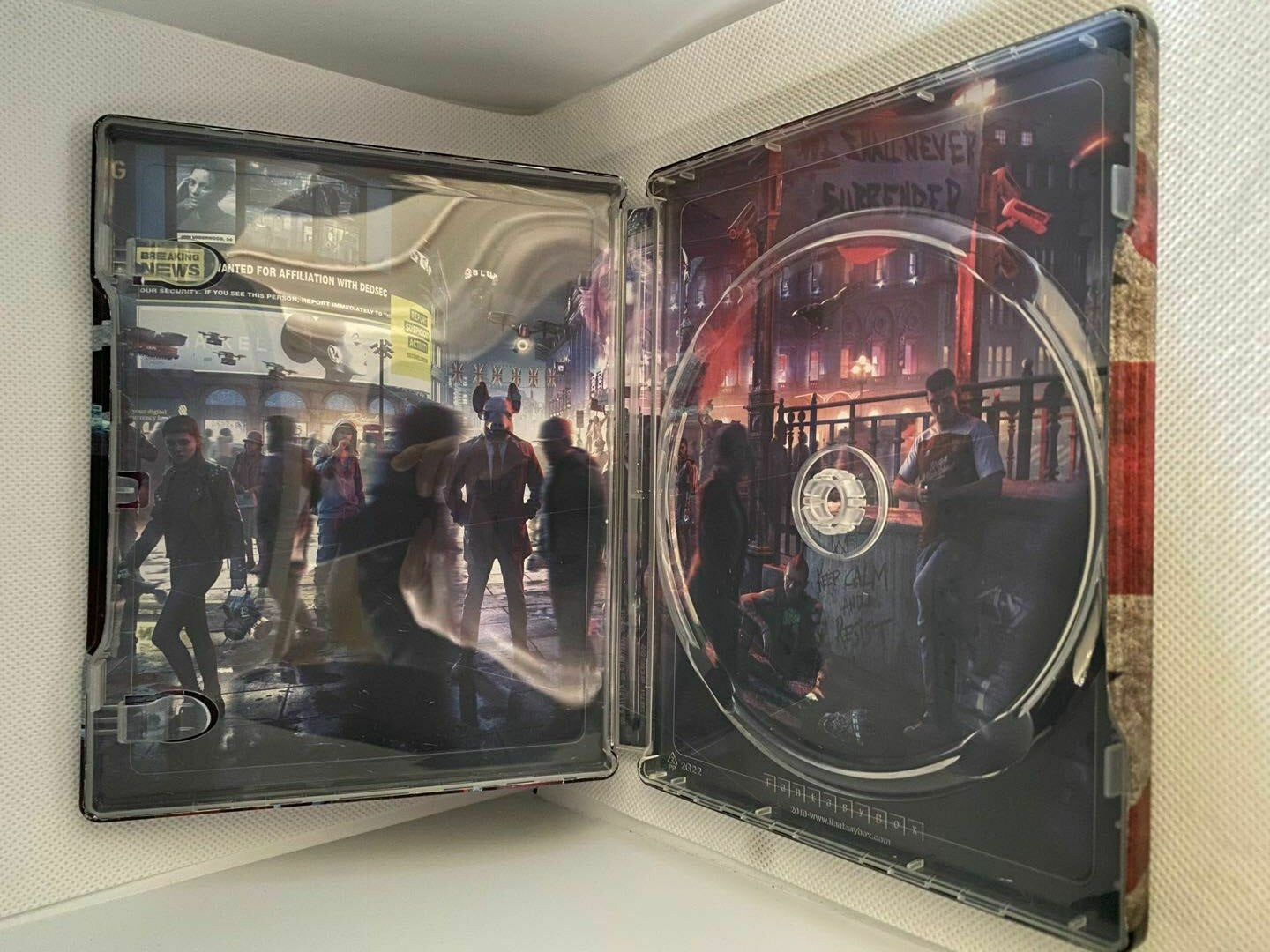 Watchdogs Legion Custom Made Steelbook Case For (Sony PlayStation 5, Sony PlayStation 4, Xbox) New