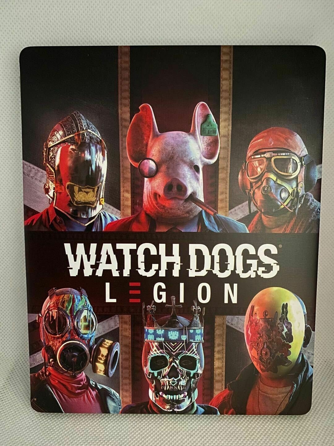 Watchdogs Legion Custom Made Steelbook Case For (Sony PlayStation 5, Sony PlayStation 4, Xbox) New